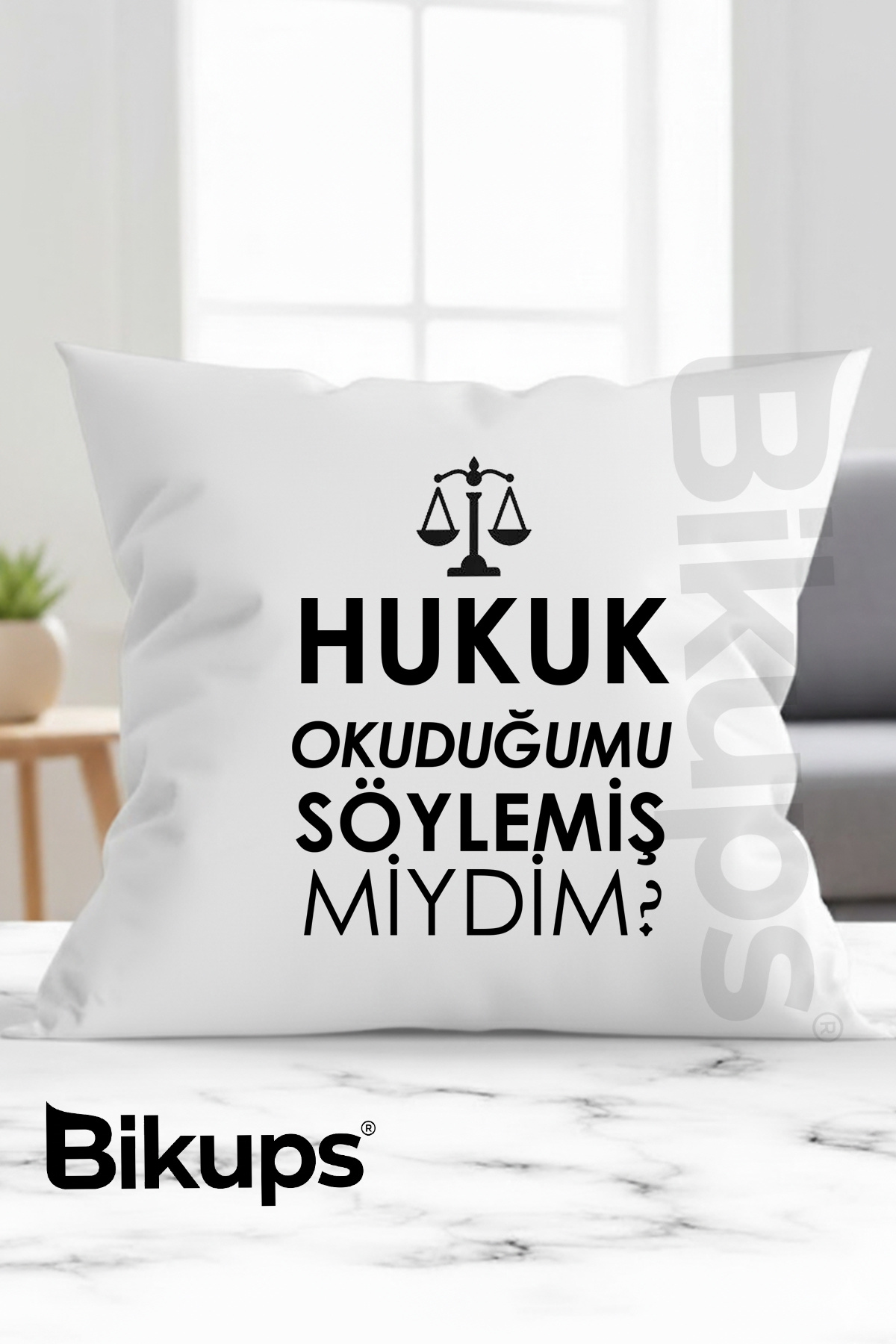 Hukuk Okuduğumu söylemişmiydim baskılı yastık 28x28