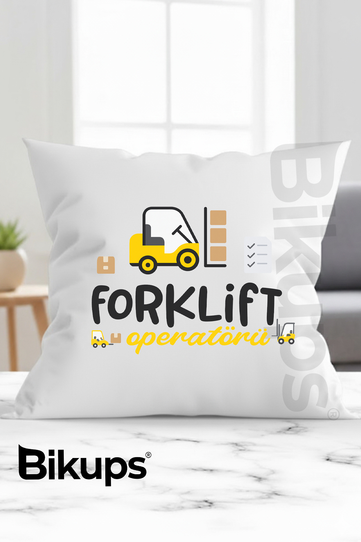 Forklift Operatörüne Özel Yastık 28x28