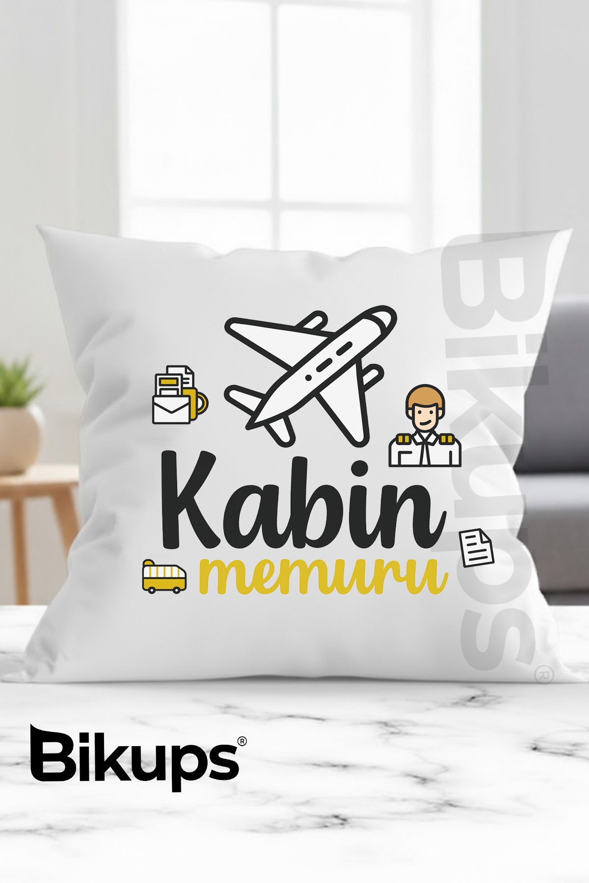 Kabin Memuruna Özel baskılı yastık