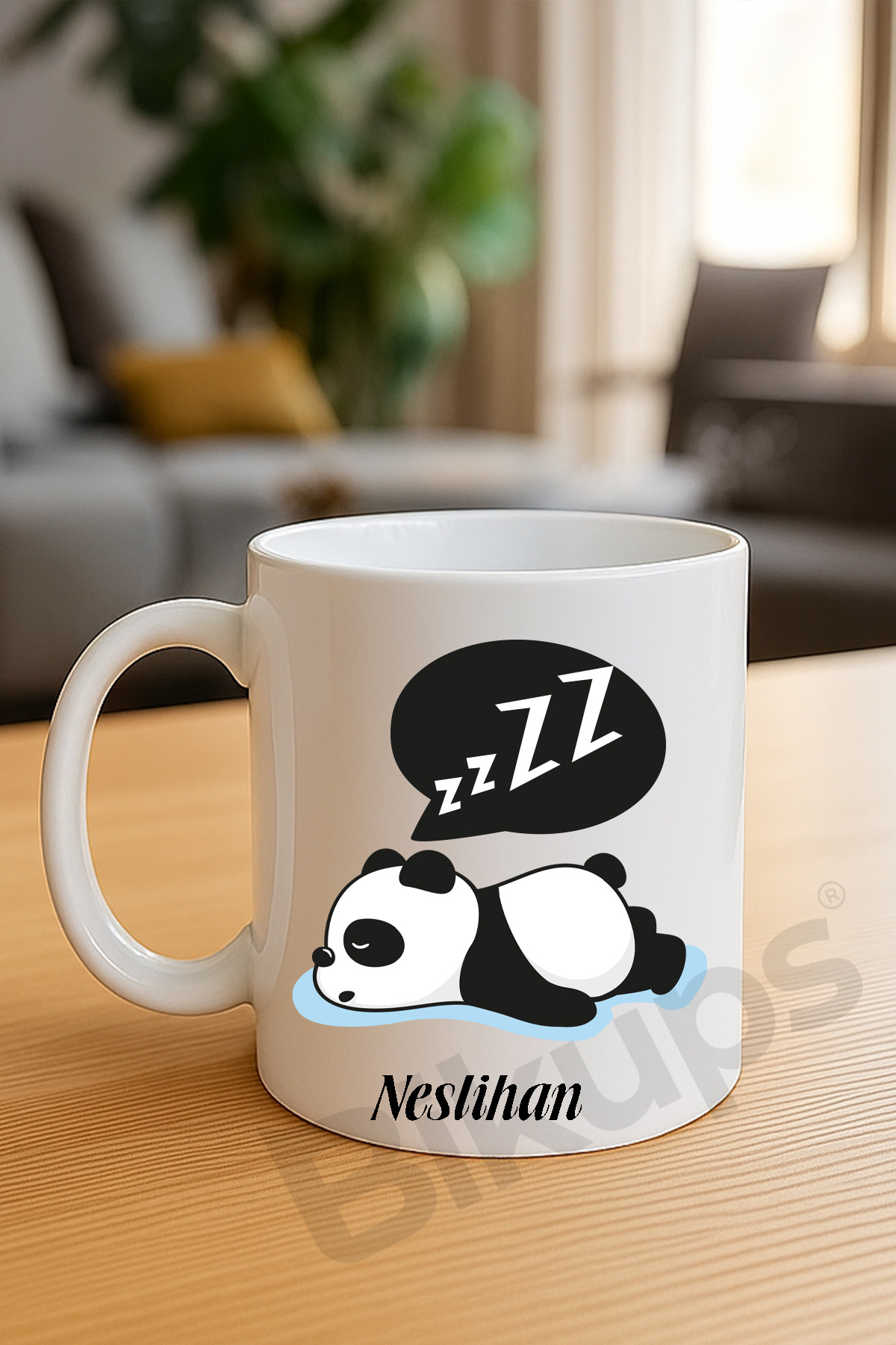 Sürekli uyuyan arkadaşlara özel isimli kupa