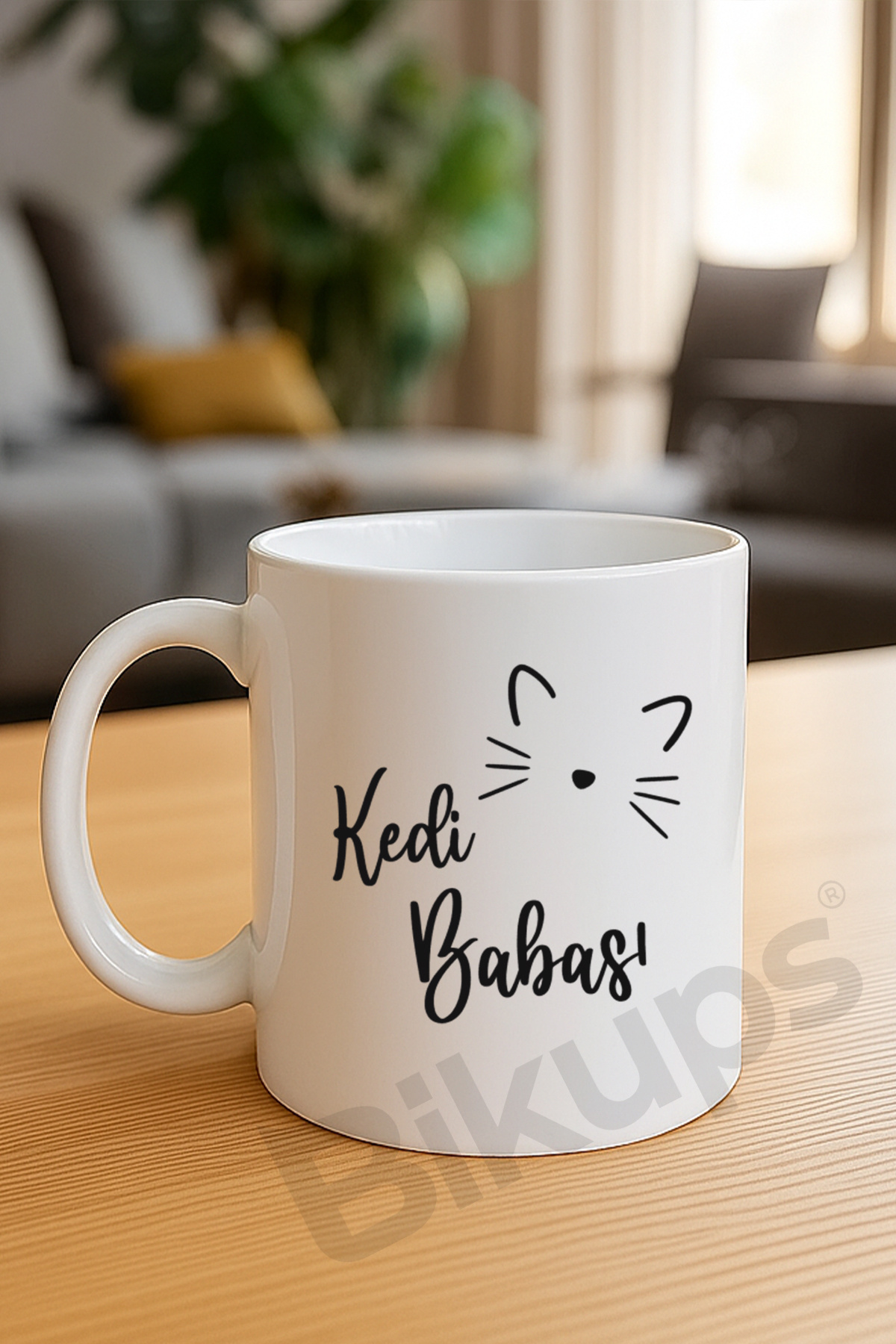 Kedi Babası Baskılı Kupa Bardak