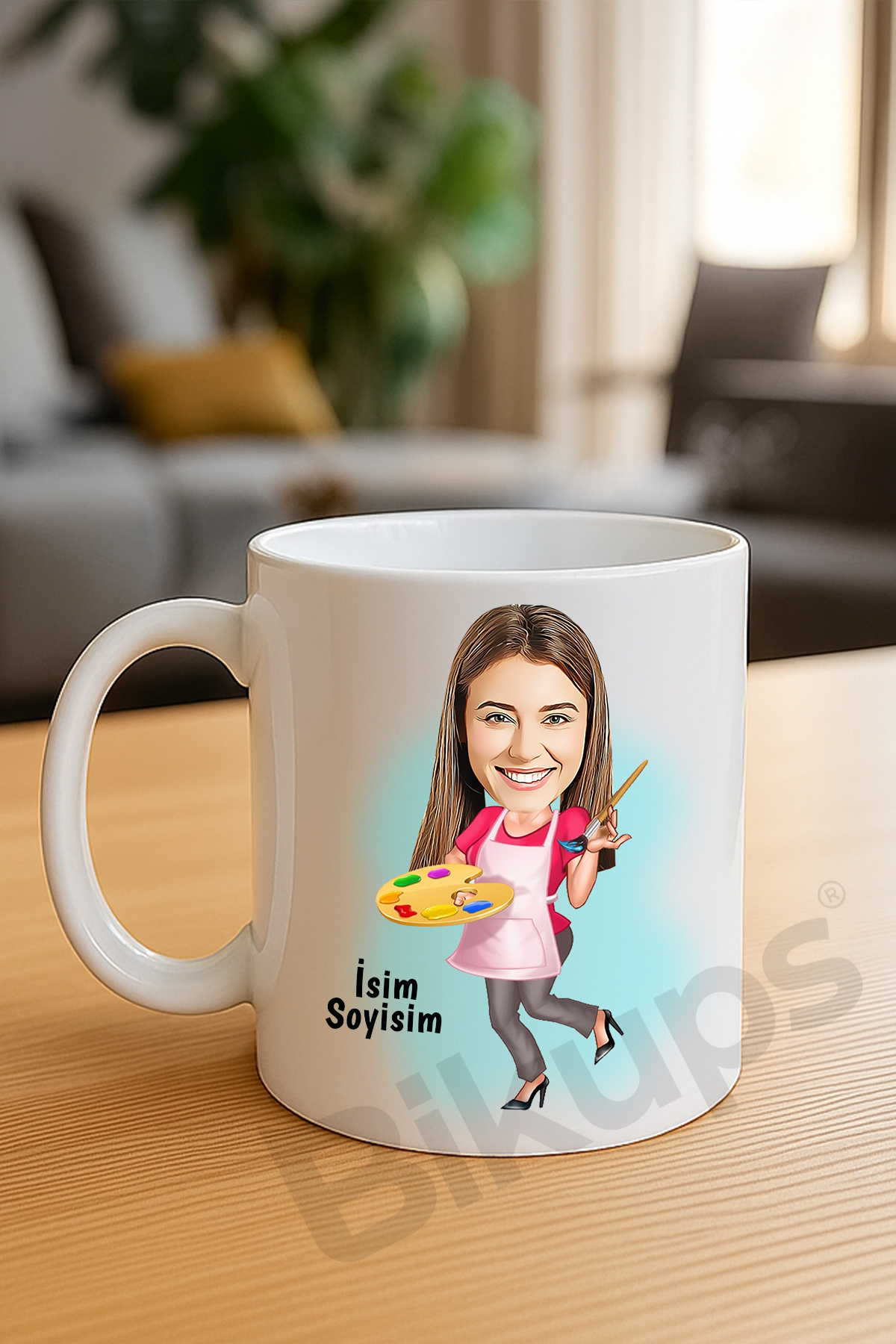 Ressamlara Özel Karikatür Kupa Bardak