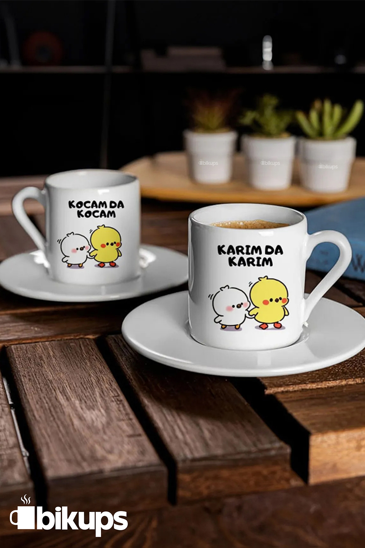 Karım da Karım Kocam Da Kocam Kahve Fincanı Seti 2'li
