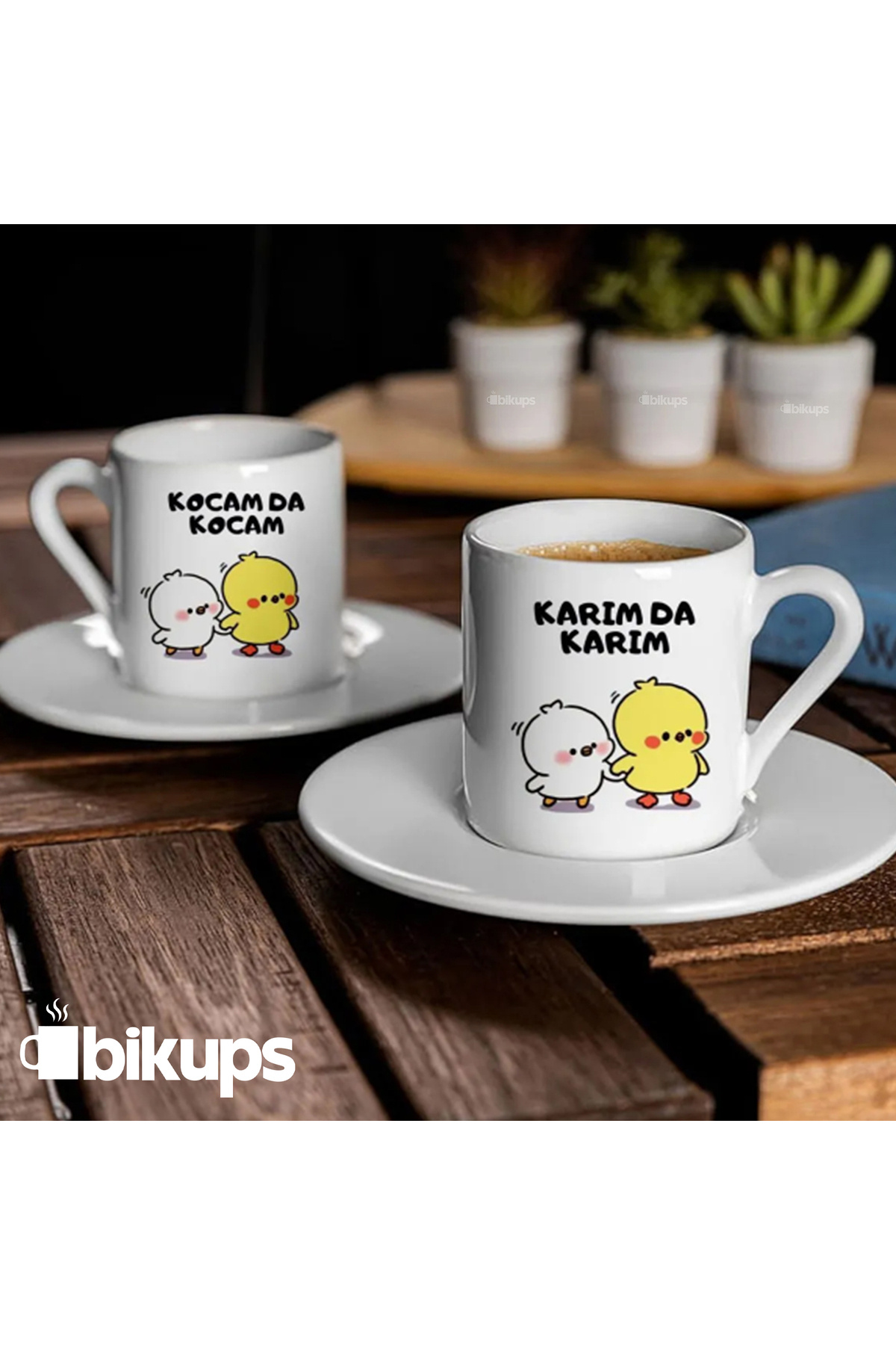 Karım da Karım Kocam Da Kocam Kahve Fincanı Seti 2'li