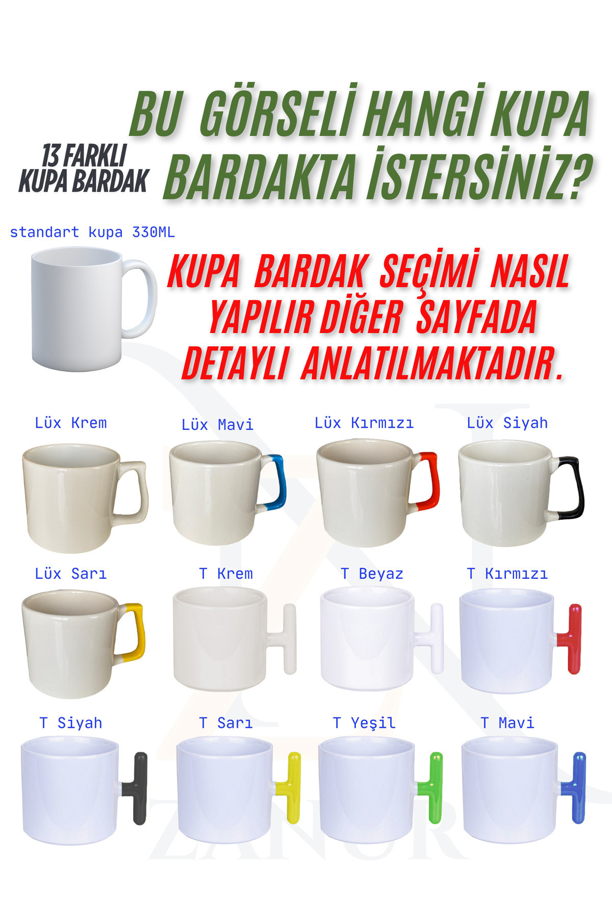 Canımın Içi Biricik Karım, Canımın Içi Biricik Kocam Yazılı 2-li Kupa Bardak. " 13 Renk Seçenekli "