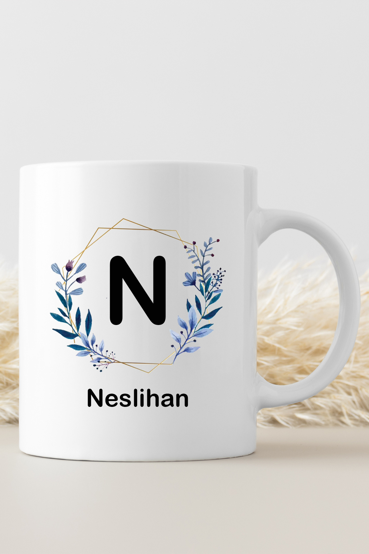 İsme Özel Kupa Isim Baş Harfi Kişiselleştirilebilir Özel Kupa Bardak