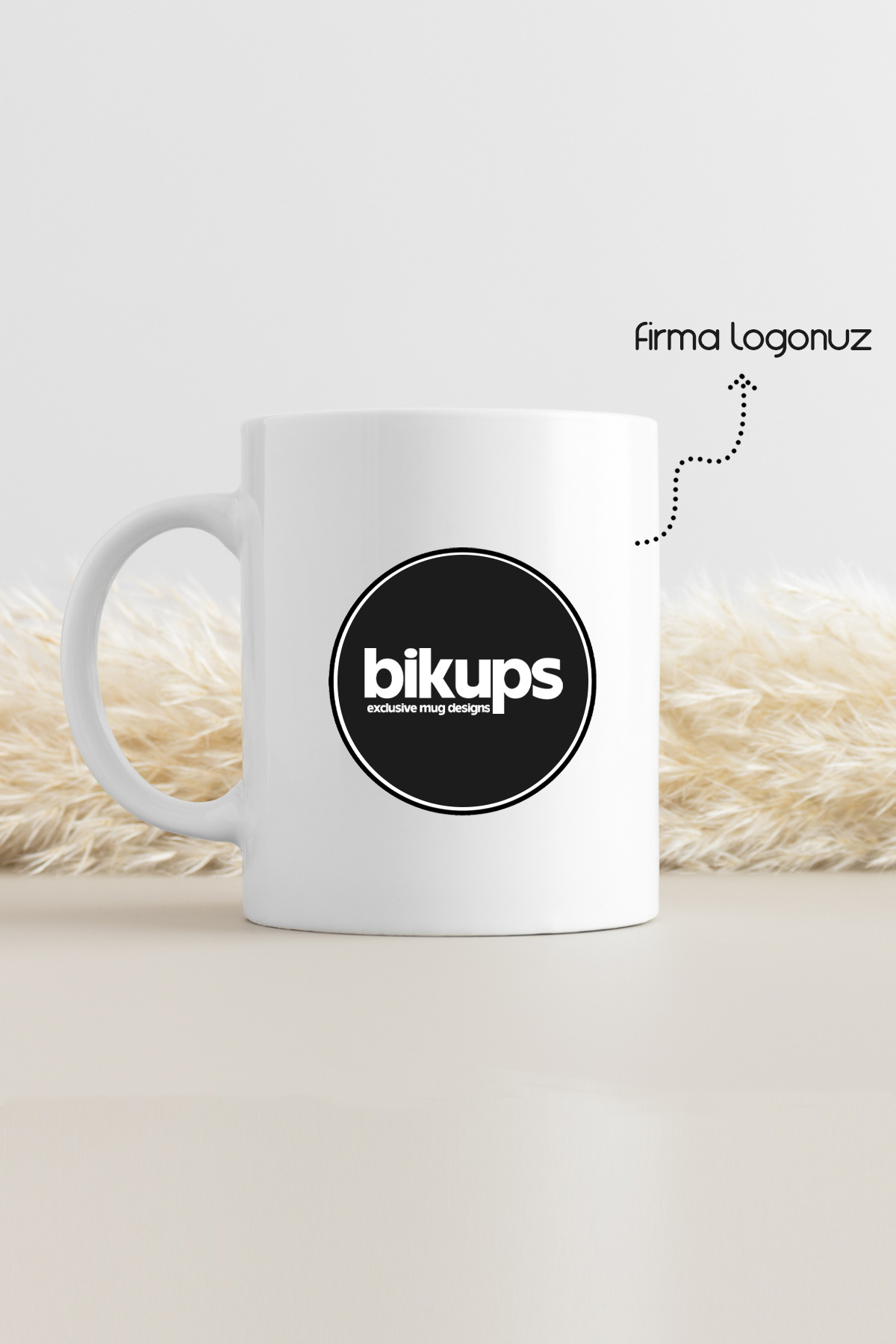 firmalara özel logo baskılı kupa 1 adet