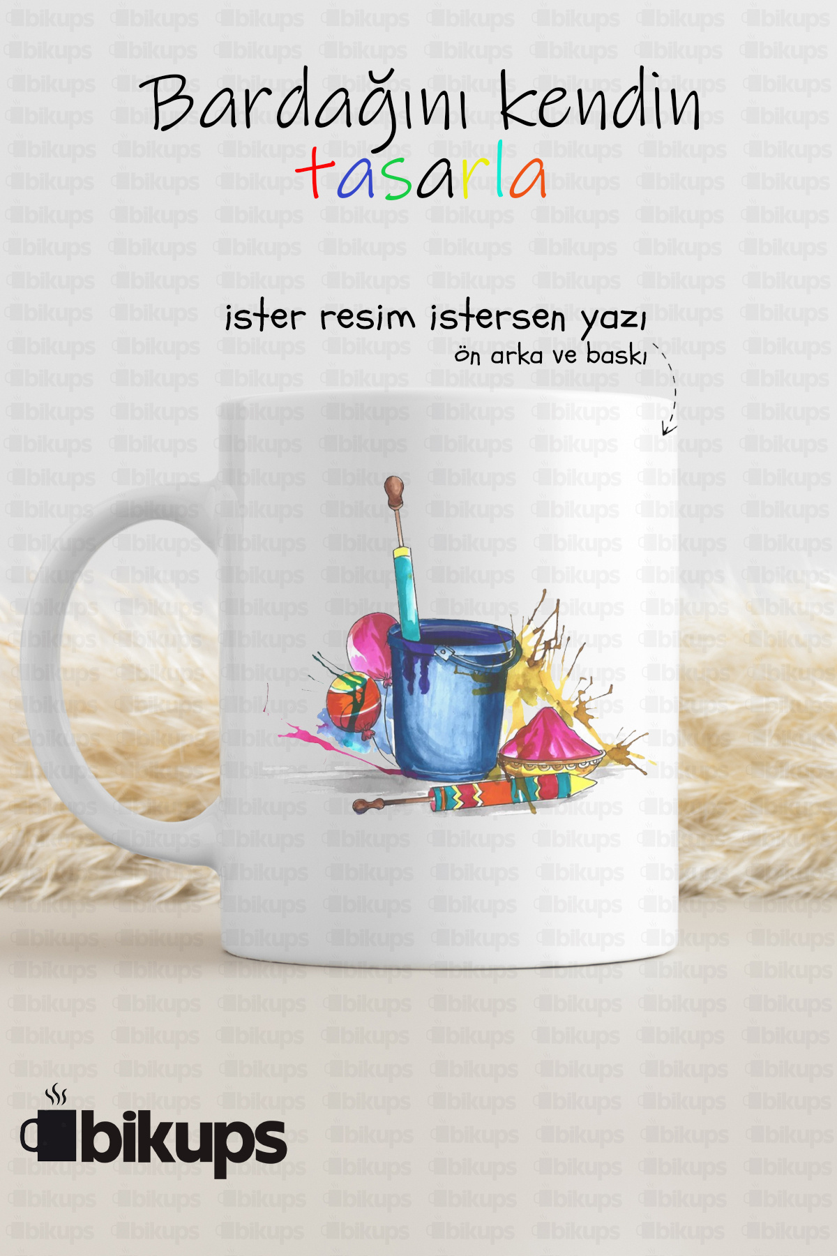 Kendin Tasarla Kupa Bardak