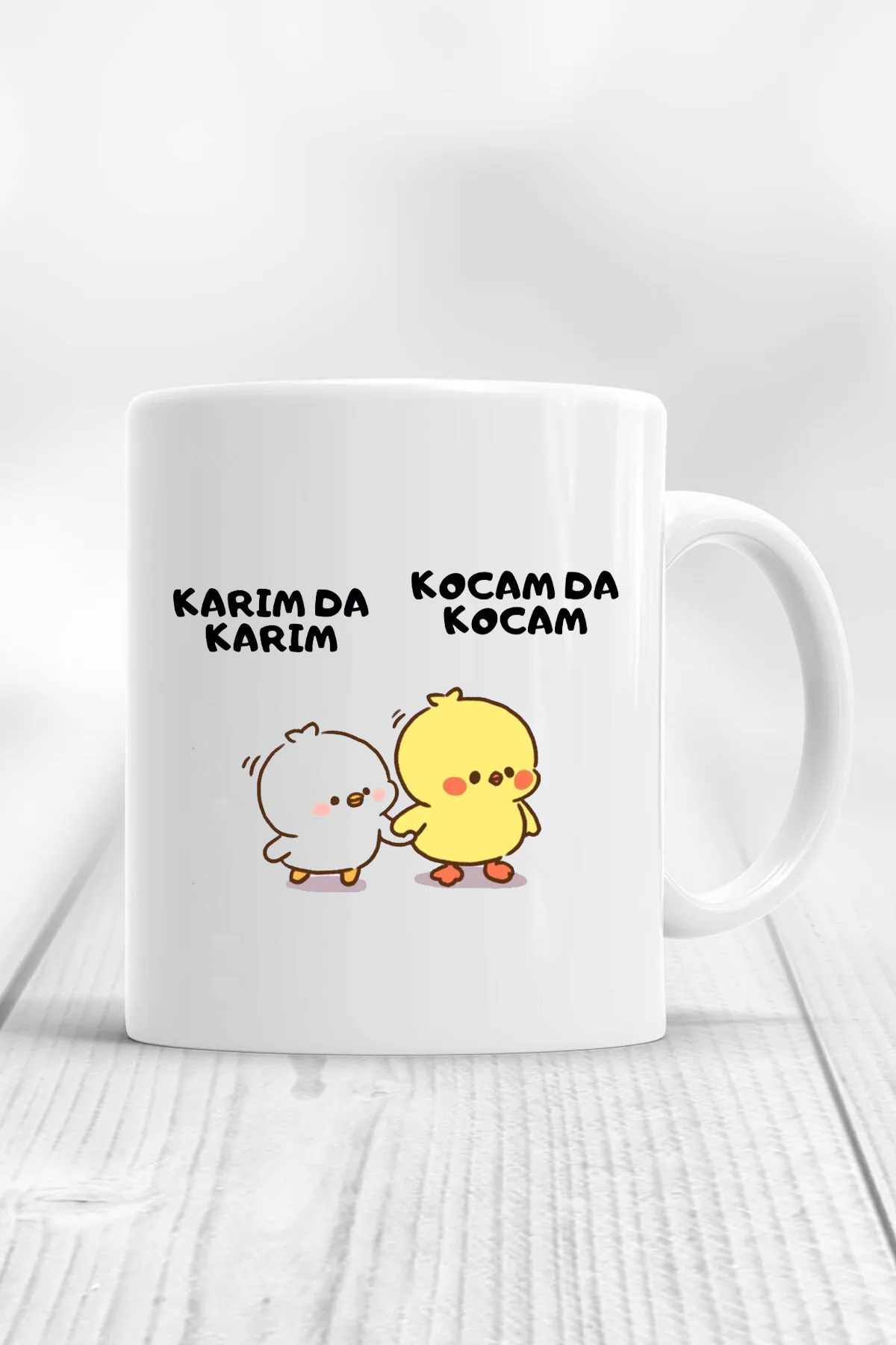 Karım Da Karım Kocam Da Kocam Baskılı Kupa Bardak