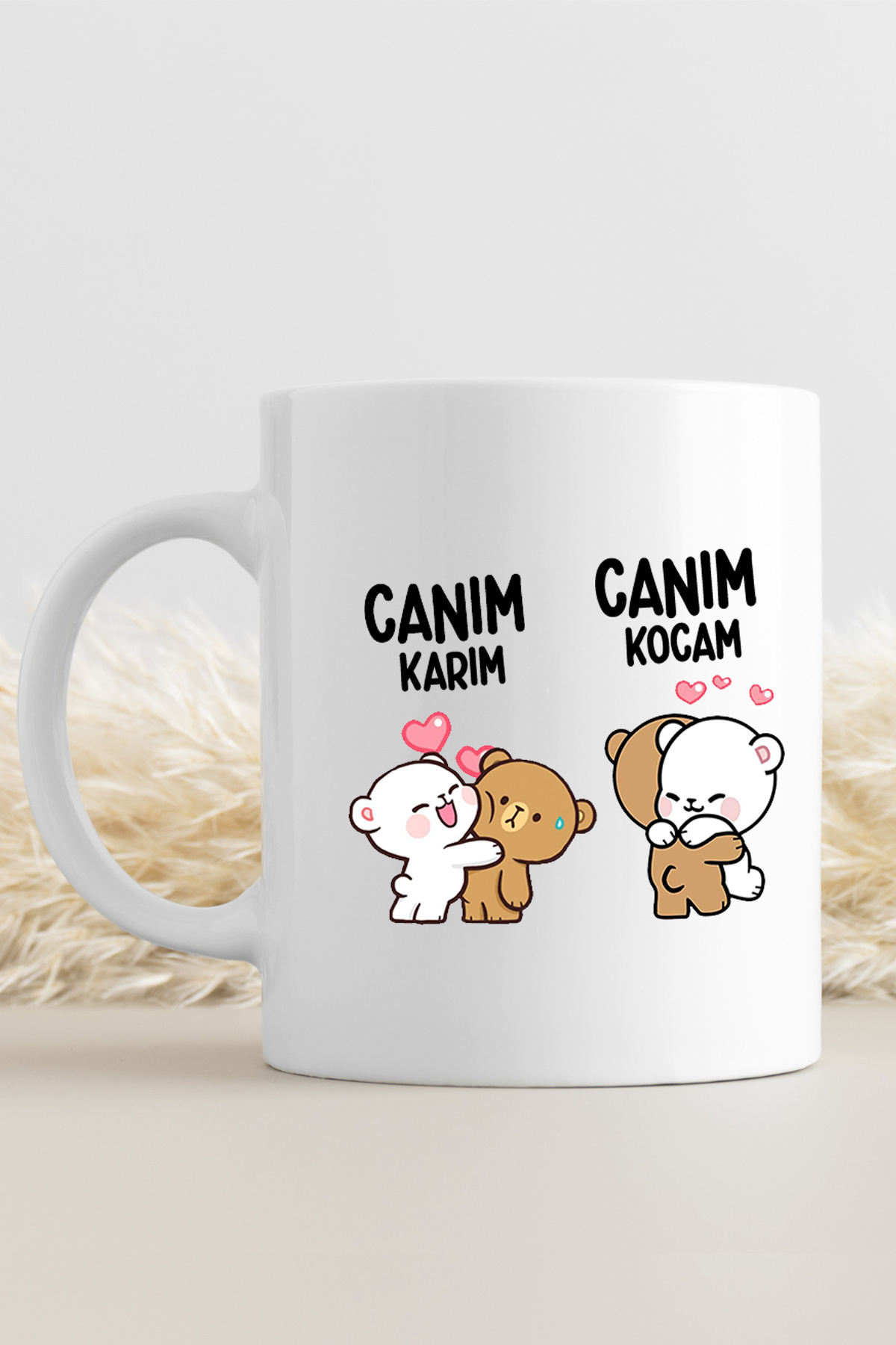 Canım Karım Canım Kocam Baskılı Kupa Bardak