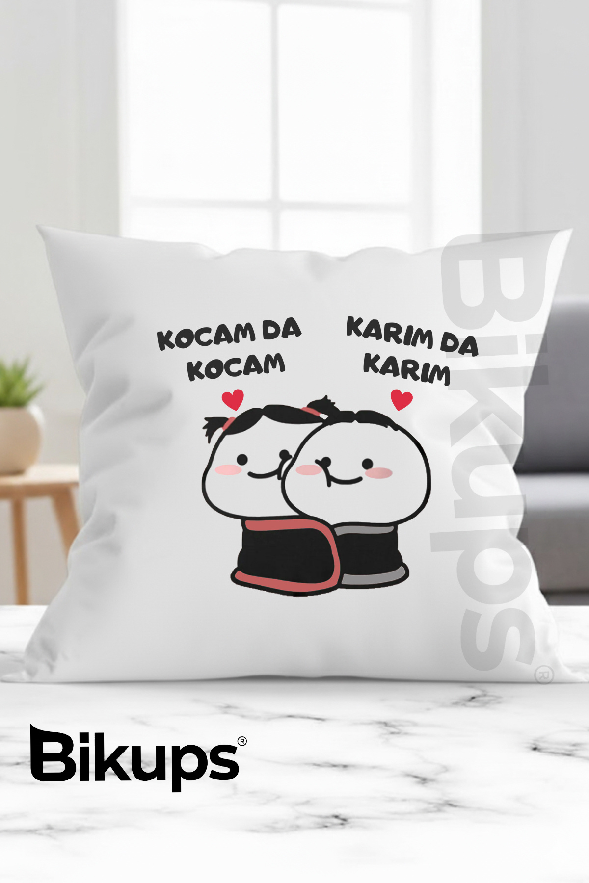 Karım da Karım Kocam da Kocam yastık