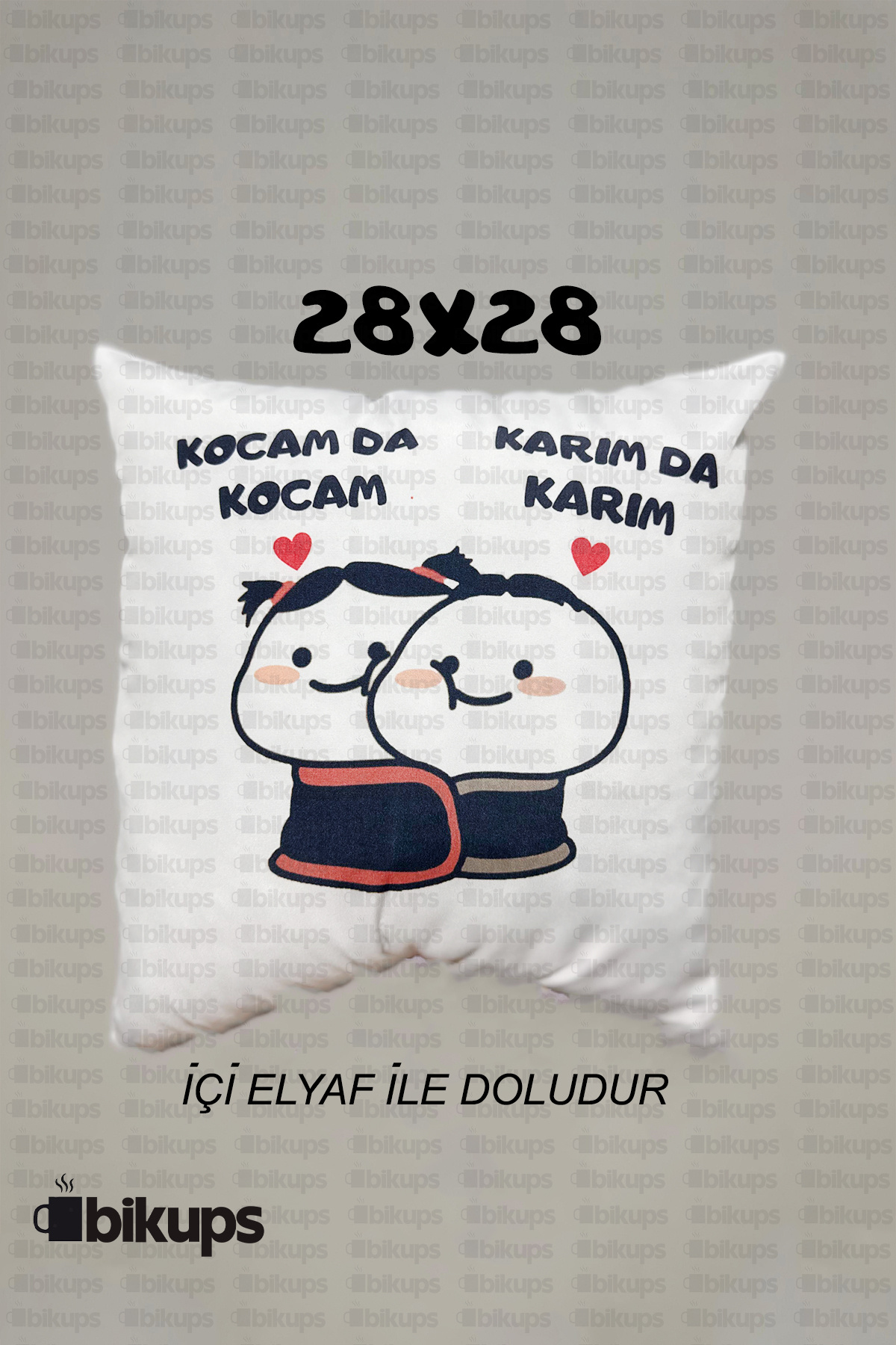 Karım da Karım Kocam da Kocam yastık