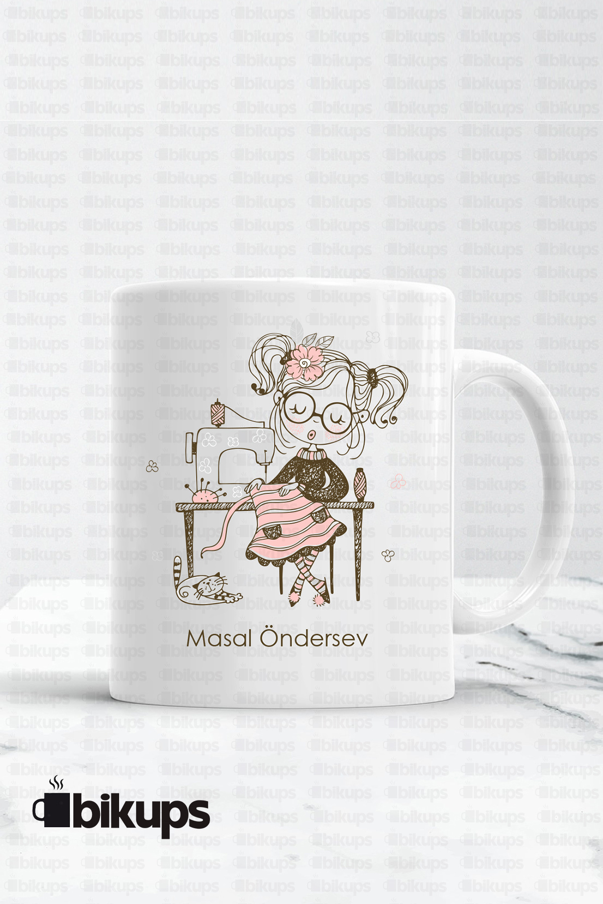 Terzilere Özel isimli Kupa Bardak