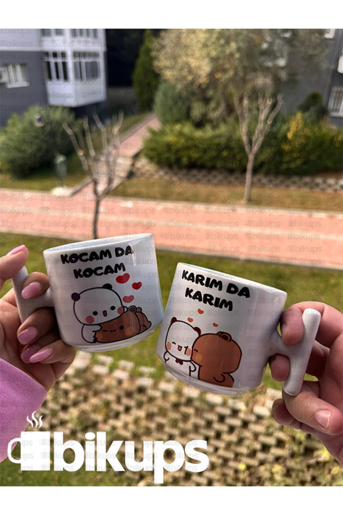 Baskılı Çaf Nescafe Fincanı T Kulp