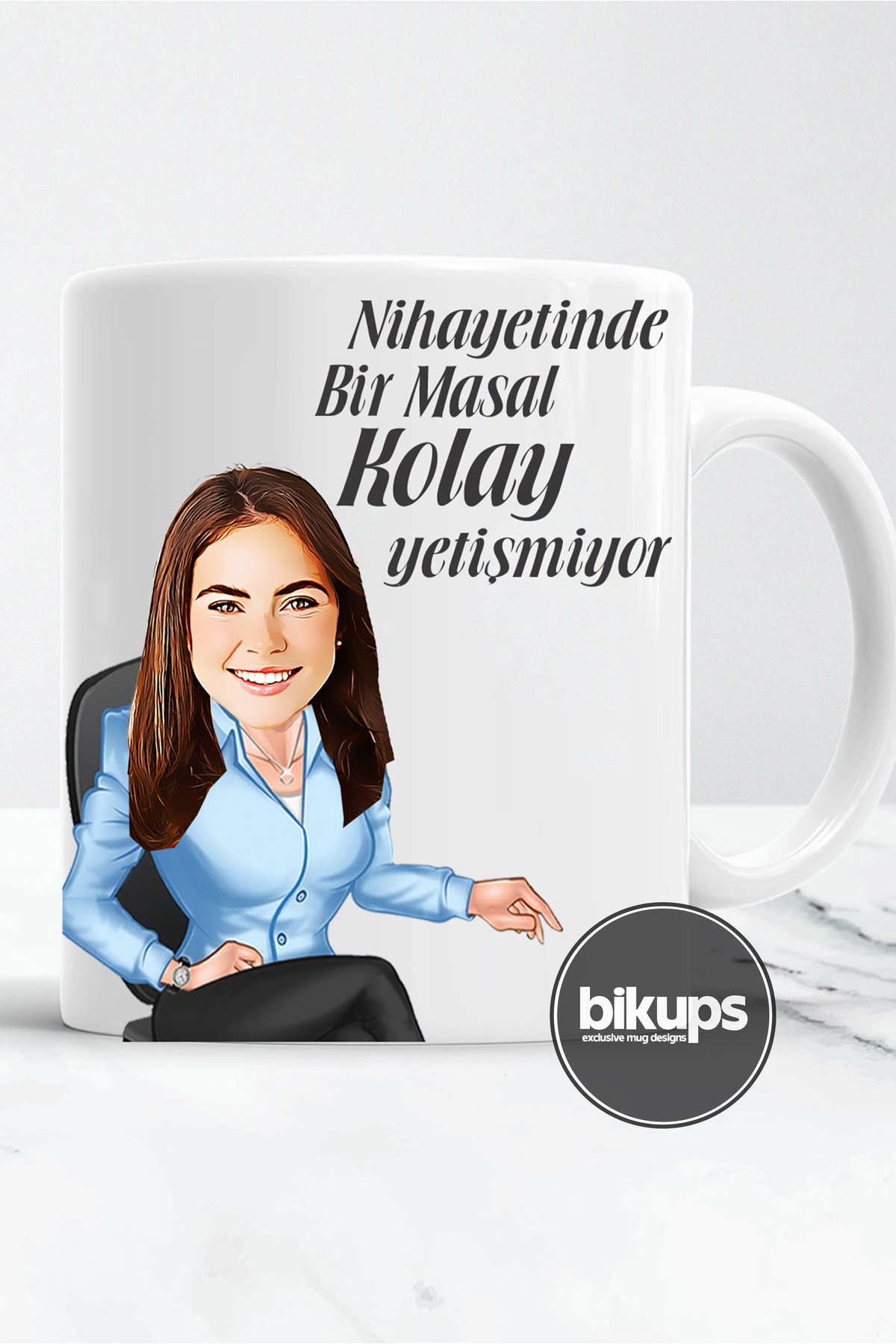 nihayetinde bir isim kolay yetişmiyor karikatür kupa bardak bikups v2