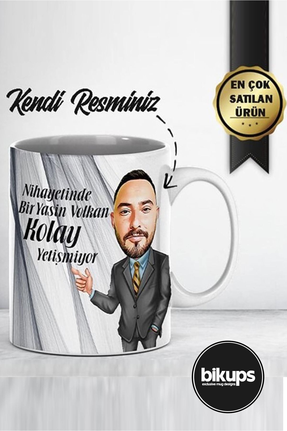 nihayetinde bir İSİM kolay yetişmiyor karikatür kupa bardak