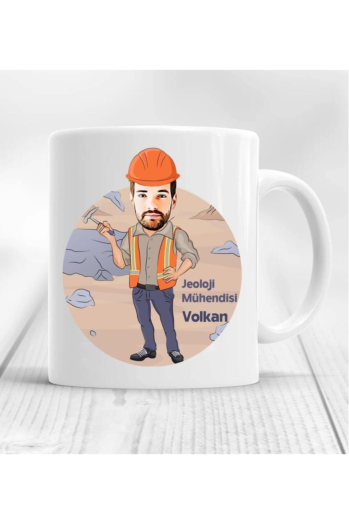 Jeoloji Mühendislerine Özel Karikatür Kupa Bardak