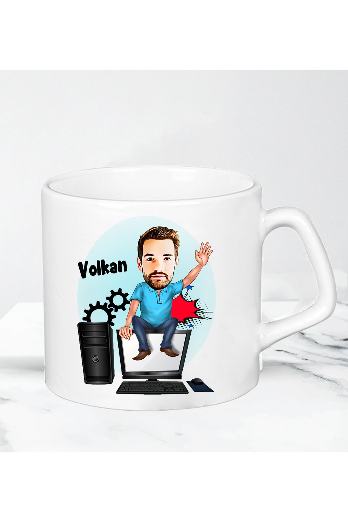 Bilgisayar Mühendislerine Özel Karikatür Nescafe Fincanı