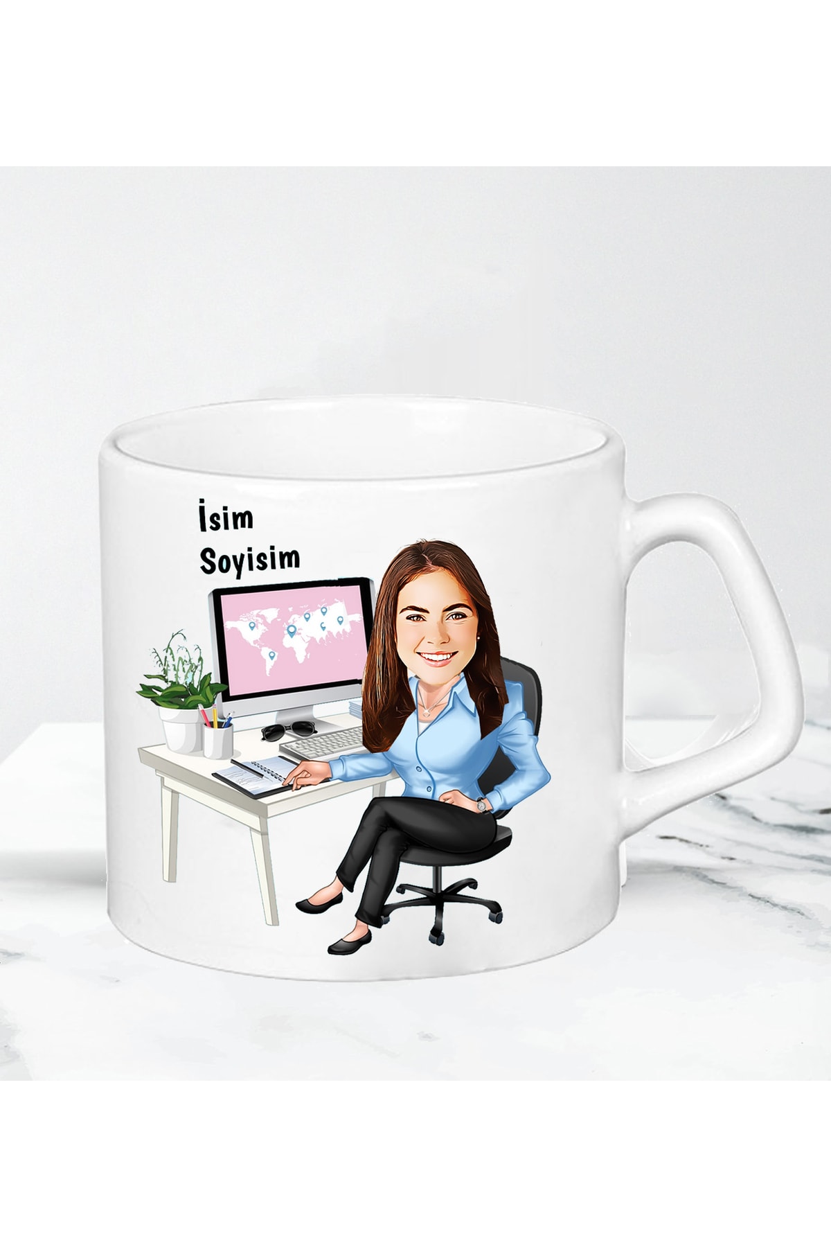 Sekreterlere Özel Nescafe Fincanı