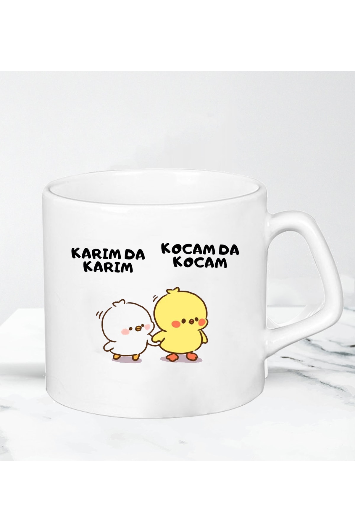 Karımda Karım Kocamda Kocam Nescafe Fincanı